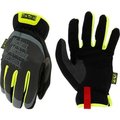 Mechanix Wear Mechanix Wear FastFitHi-VizRetail Work Gloves, Synthetic Leather, Black, Medium MFF-91-009